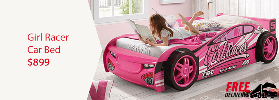 Girl Racer Car Bed